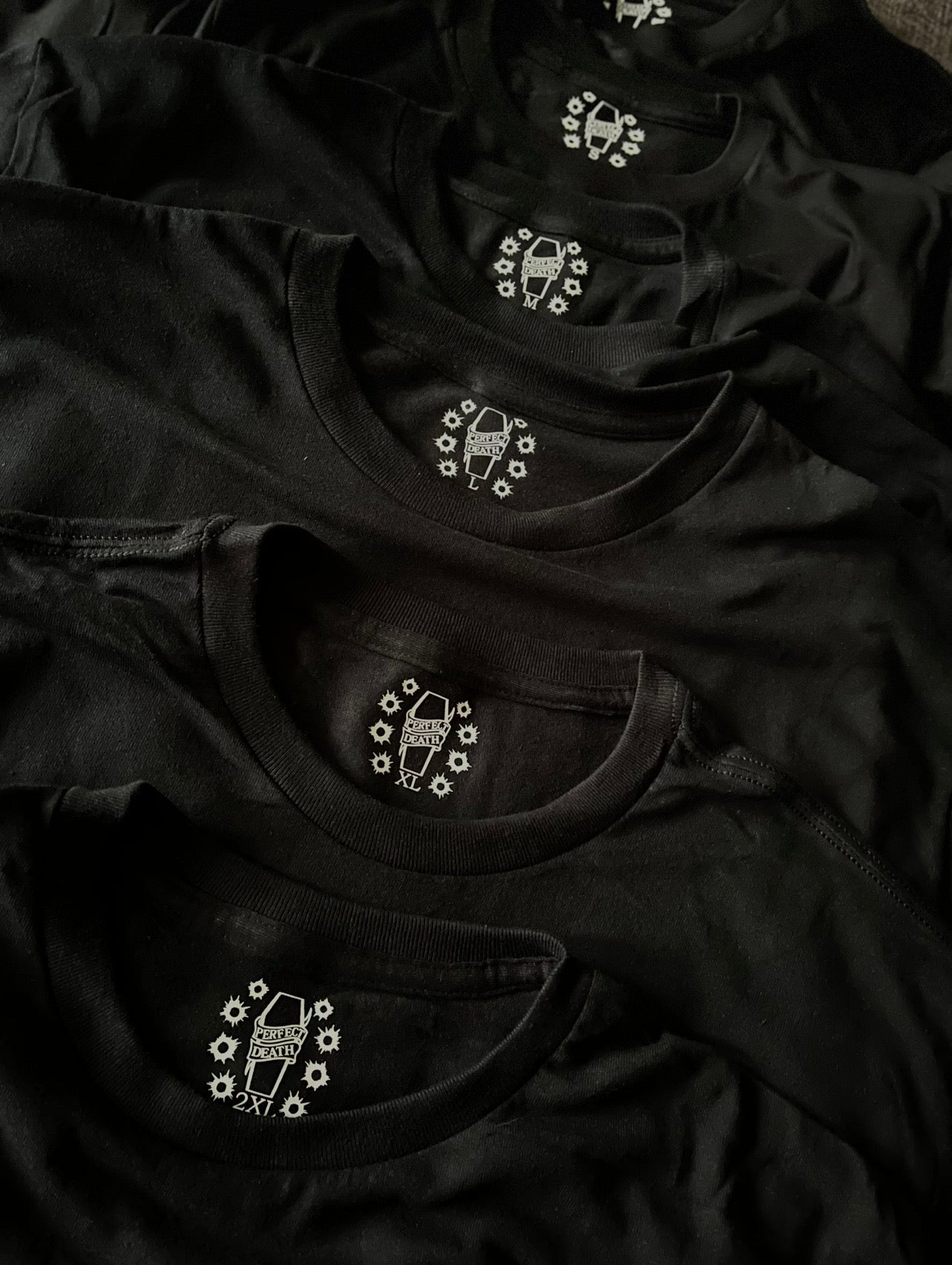 Perfect Death Coffin Logo Tee